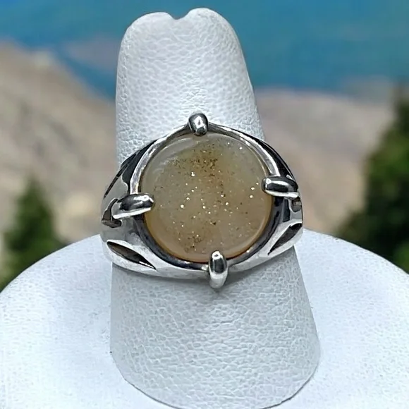 🌺Vintage Artisan Sterling Ring - Picture 6 of 10